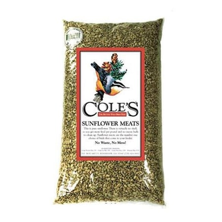 Coles Wild Bird Products Co COLESGCSM20 Sunflower Meats 20 Lbs.